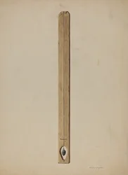 Fil à plomb et planche