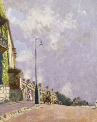La maison de M. Sheepshank, Camden Crescent, Bath, vers 1916-1918