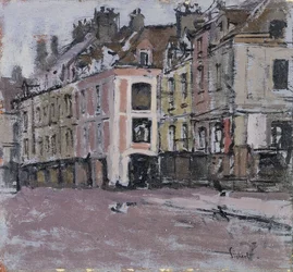 Les vieilles arcades, Dieppe, vers 1898-1900