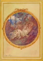 Figure Étude pour le panneau décoratif