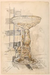 Étude de bassin, cathédrale de Sienne