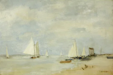 Yachts dans la coupe