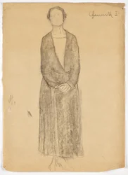 Portrait de dame (personnage entier)