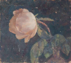 Vase avec rose