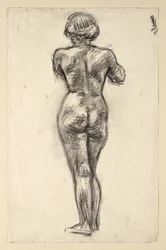 Nu féminin de dos
