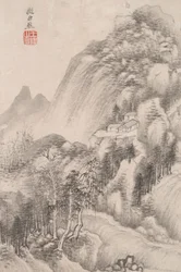 Paysage dans le style de divers maîtres anciens : Paysage après Juran (actif au 10ème siècle)