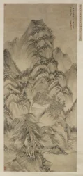 Paysage après Wang Meng