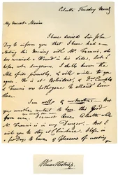 Lettre de Warren Hastings, Gouverneur général du Bengale à sa femme, 17 août 1780