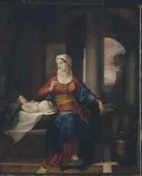 Mère regardant son enfant