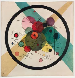 Cercles dans un cercle, 1923