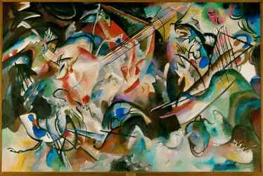 Composition numéro 6 (huile sur toile)