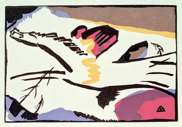 Cheval, extrait de « Der Blaue Reiter », 1911