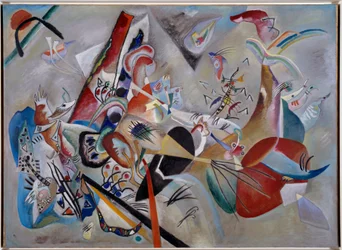 Dans le gris. Peinture de Vassily Kandinsky