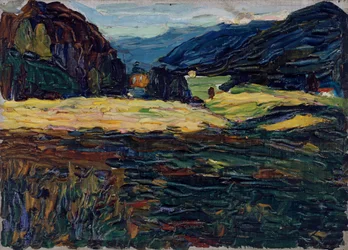 Kochel – Paysage avec petit château