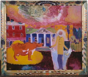Vache à Moscou
