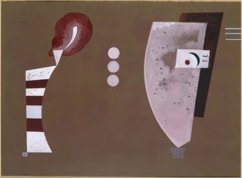 "Mitten Kreise" (centre du cercle) - Peinture de Vassily Kandinsky