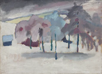 Murnau – Arbres dans la neige