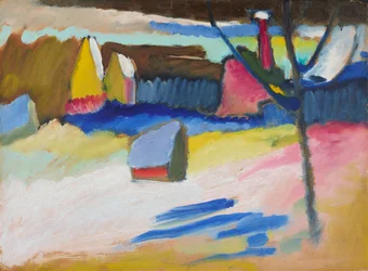 Murnau - Paysage avec arbre nu