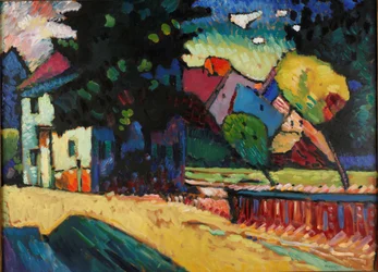 Paysage à la maison verte