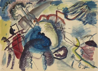 Esquisse pour Peinture avec Bordure Blanche, 1913
