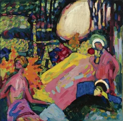 "Son blanc" Peinture de Vassily Kandinsky