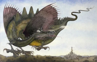 Dragon en vol