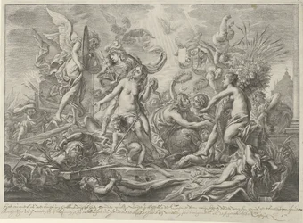 Allégorie sur la Paix de Westphalie, 1648