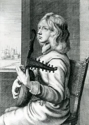 Joueur de luth baroque