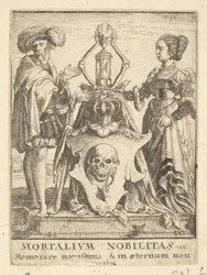 Armoiries de la mort, de la Danse Macabre, 1651