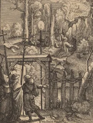 Jésus sur le mont des Oliviers