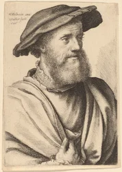 Homme à la barbe regardant à droite Hans Holbein, 1646