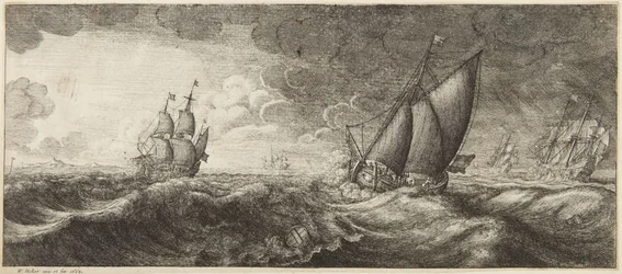 Marine en tempête