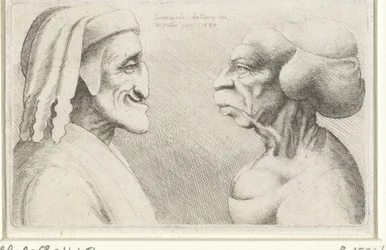 Caricatures déformées d