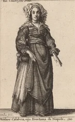 Mulier Calabra, Vulgo, Foretana di Napoli