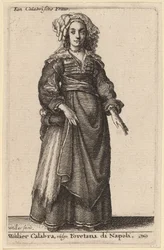 Mulier Calabra, Vulgo, Foretana di Napoli