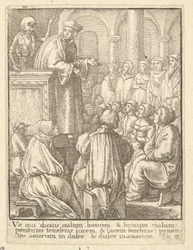 Prédicateur, de la Danse macabre, 1651