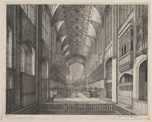 Chœur de la chapelle Saint-Georges, Windsor (tiré de «The Order of the Garter» d