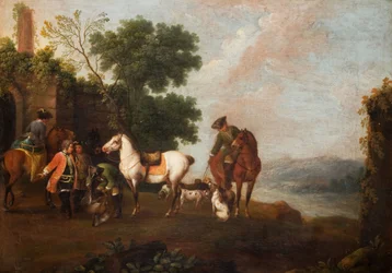 La chasse au cerf, 1760