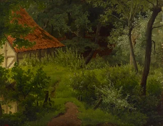 Ferme dans les bois, étude