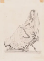Femme assise
