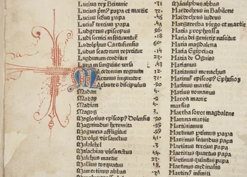 Fol 6 verso, détail, Fasciculus Temporum