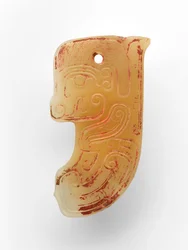 Pendentif en forme de poisson, c.11ème siècle av. J.-C. (jade, néphrite)