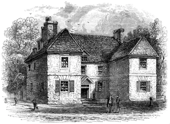 Maison de William Penn, Philadelphie, Pennsylvanie, fin 17ème-début 18ème siècle c1880