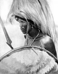 Un Guerrier Masaï, Afrique