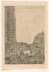 Maisons près de la tour Notre-Dame à Amersfoort