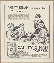 Dainty Dinah Toffee, vers 1920