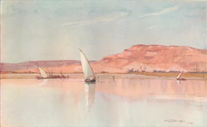 Sur le Nil, vers 1900