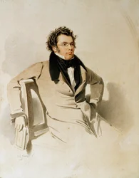 Franz Schubert ... (aquarelle)