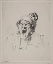 Un homme bâillant