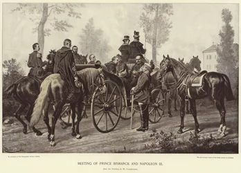 Rencontre du Prince Bismarck et de Napoléon III